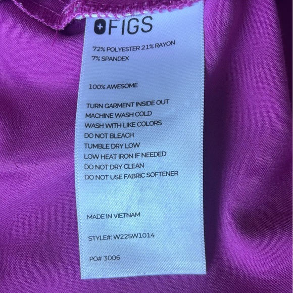 Figs Technical Collection Scrub Top. XS. - Picture 3 of 4